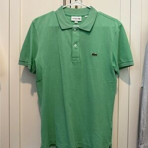 Lacoste Green Polo Shirt Classic Fit Casual Wear